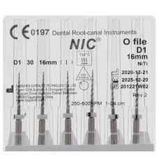 NIC O file, розмір D1 16mm., 6шт.